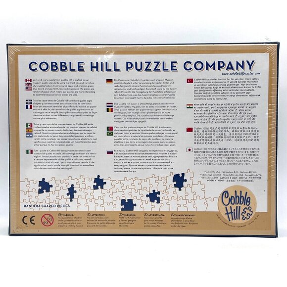 Cobble Hill 500-Piece Puzzle Springs Embrace Church Scene Dogwoods Ages 8+ NEW - Picture 2 of 11